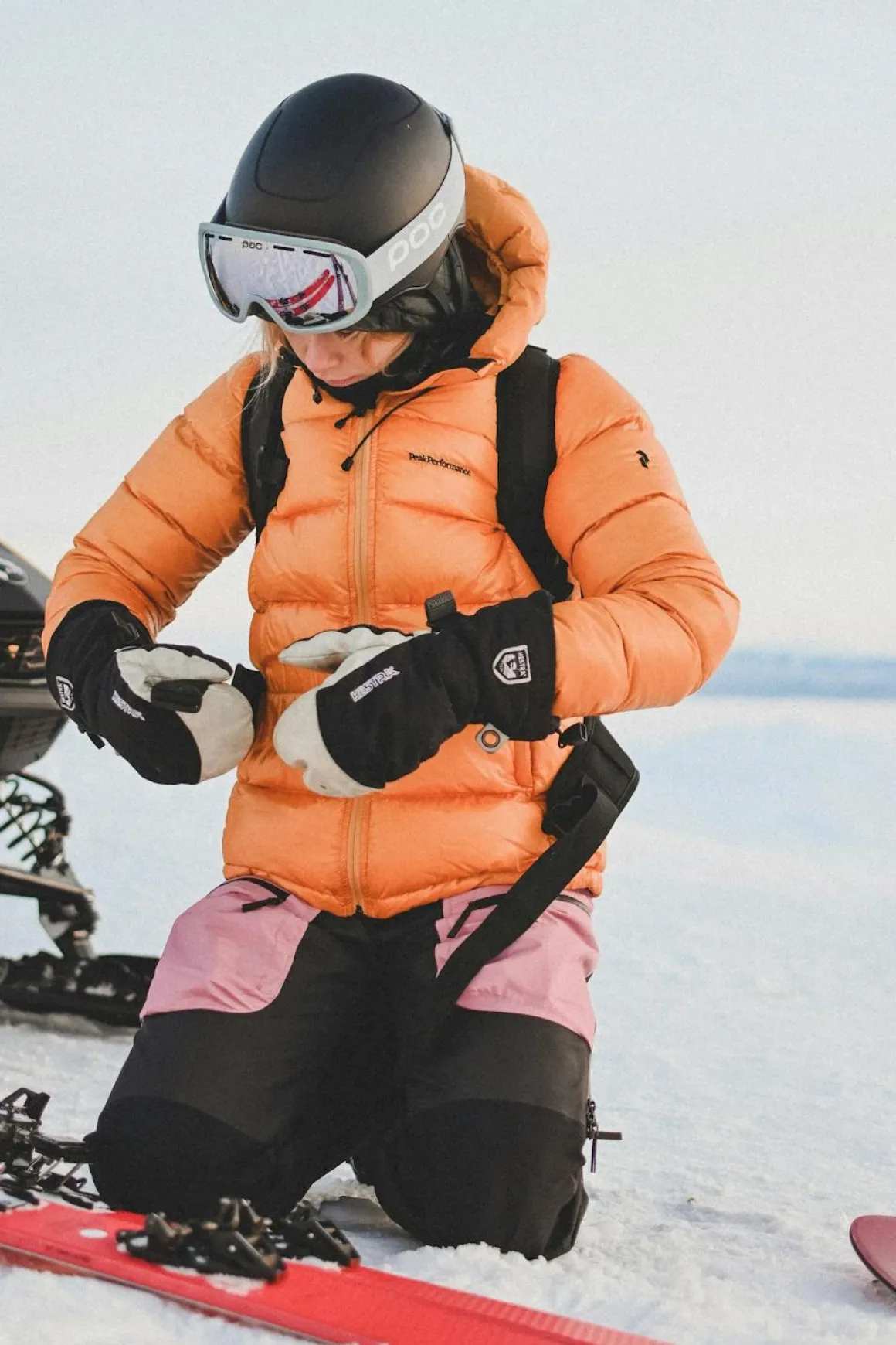 Hestra Army Leather Heli Ski Mitt