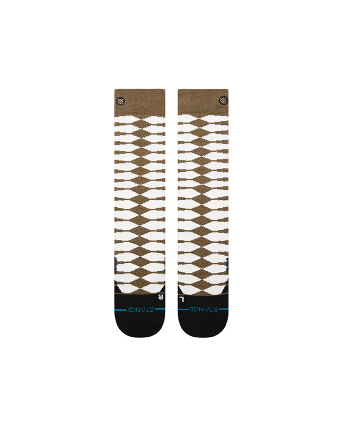 Stance Wingdom Mid Wool Snow